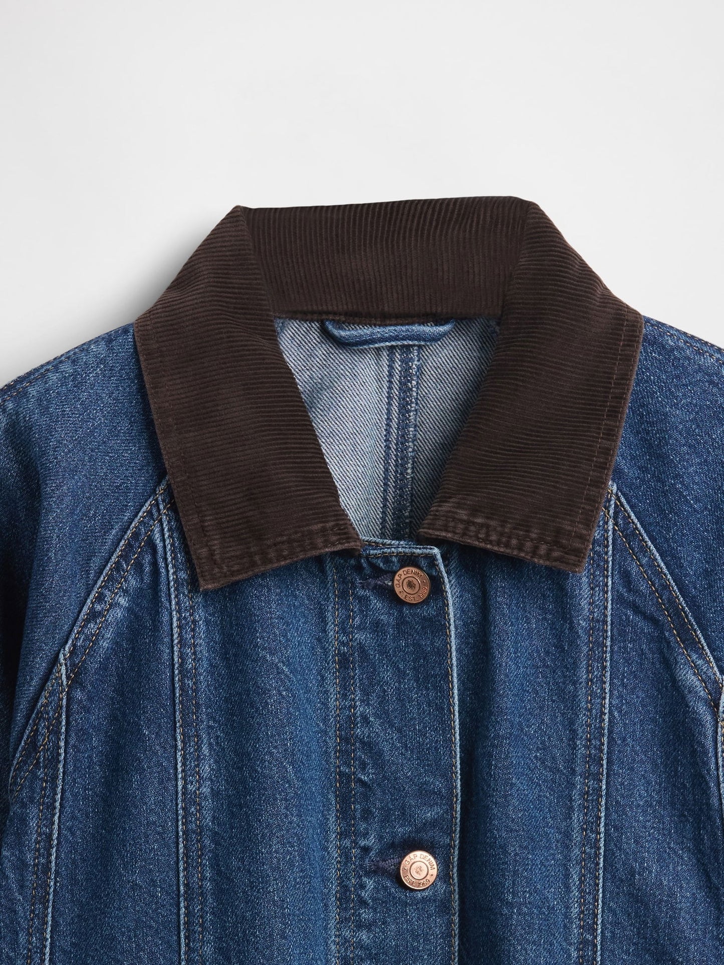 Lacivert Ultrasoft Denim Swing Chore Ceket