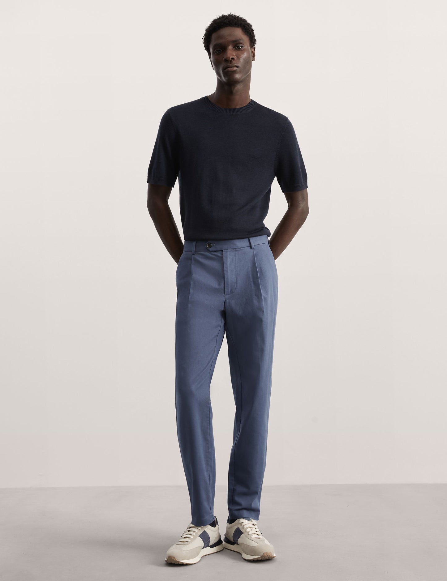 Tapered Fit Italian Chino Pantolon