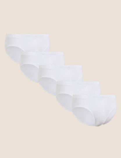 Saf Pamuklu 5'li Nefes Alabilir:trade_mark: Slip Külot Seti