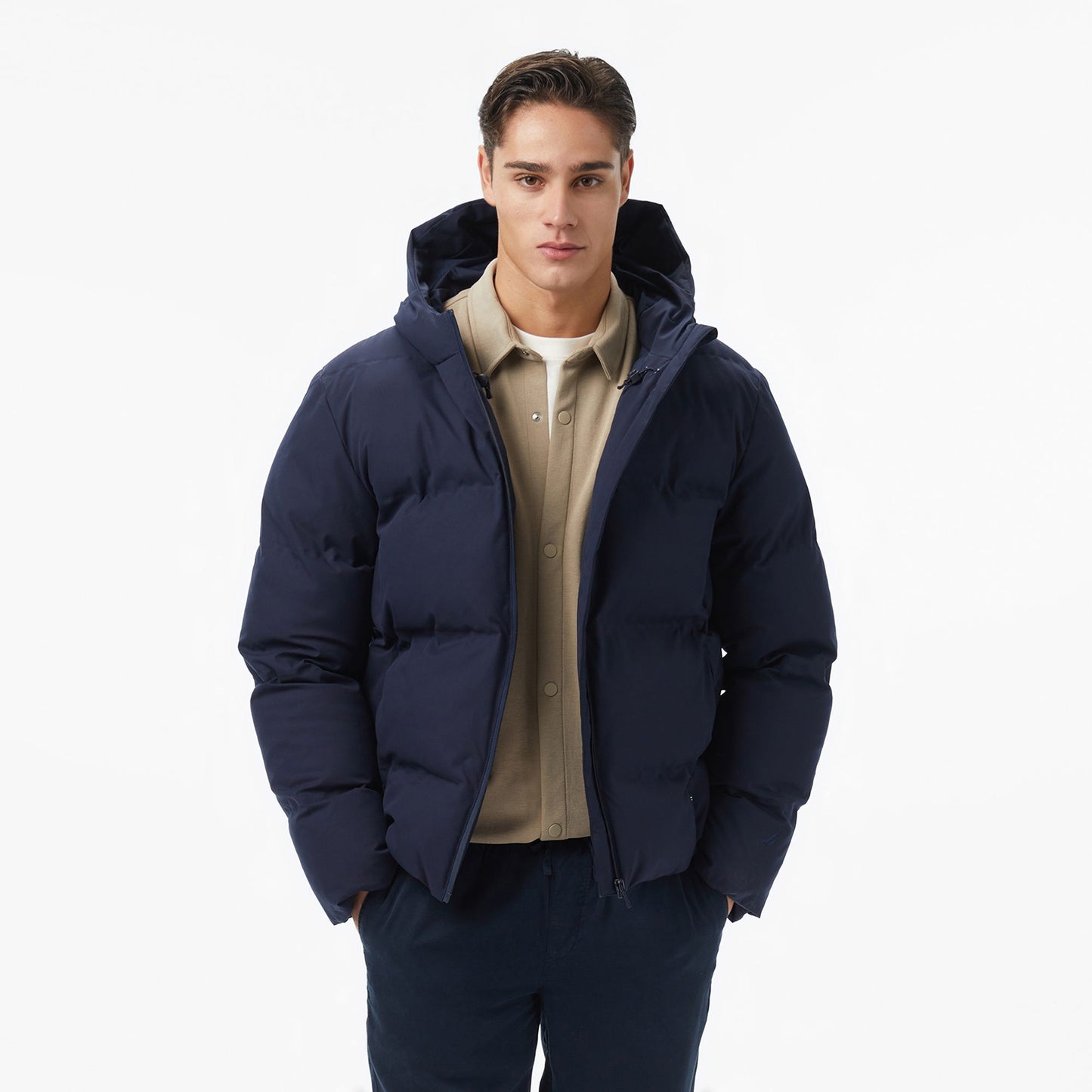 Nautica Erkek Lacivert Regular Fit Mont