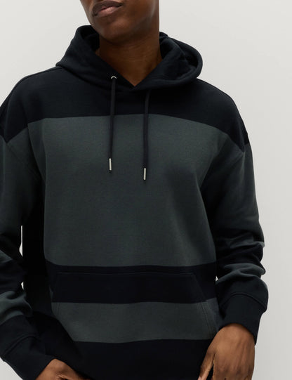 Çizgili Pamuklu Sweatshirt