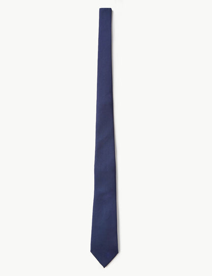 Slim Fit Dokulu Kravat