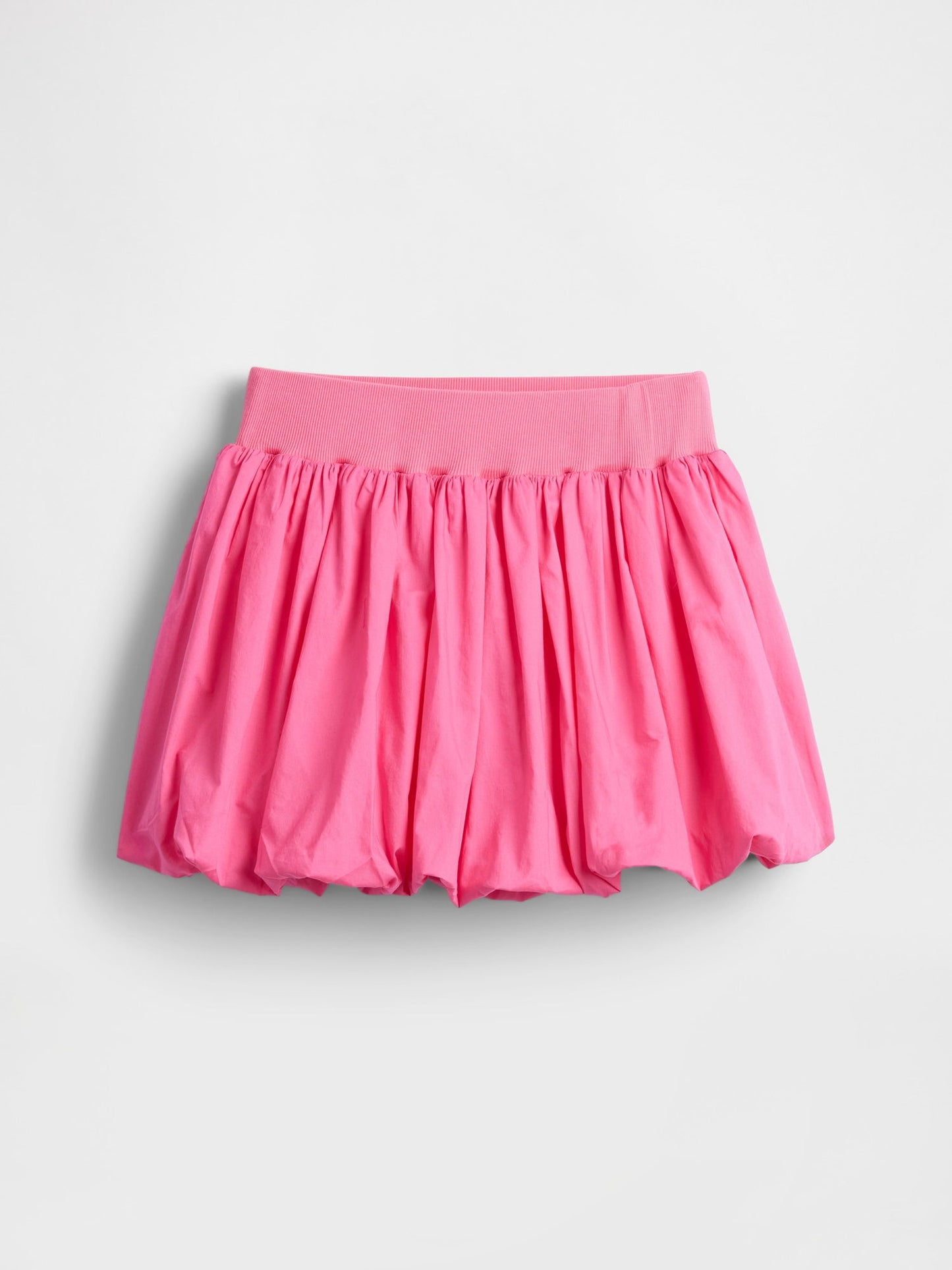 Pembe Bubble Şort Etek