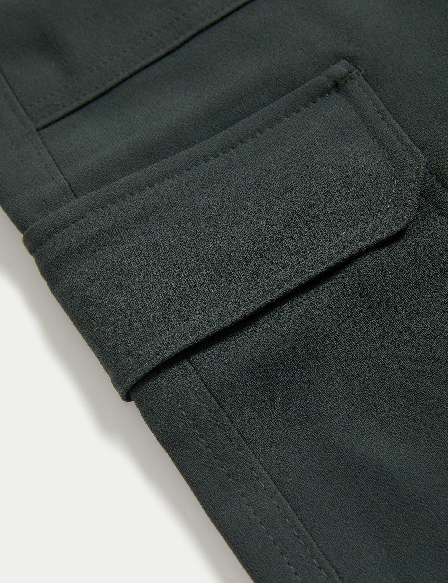 Relaxed Fit Wide Leg Kargo Pantolon