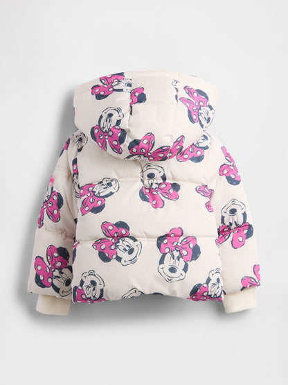 Kırık Beyaz Gap × Disney Cozy Puffer Şişme Mont
