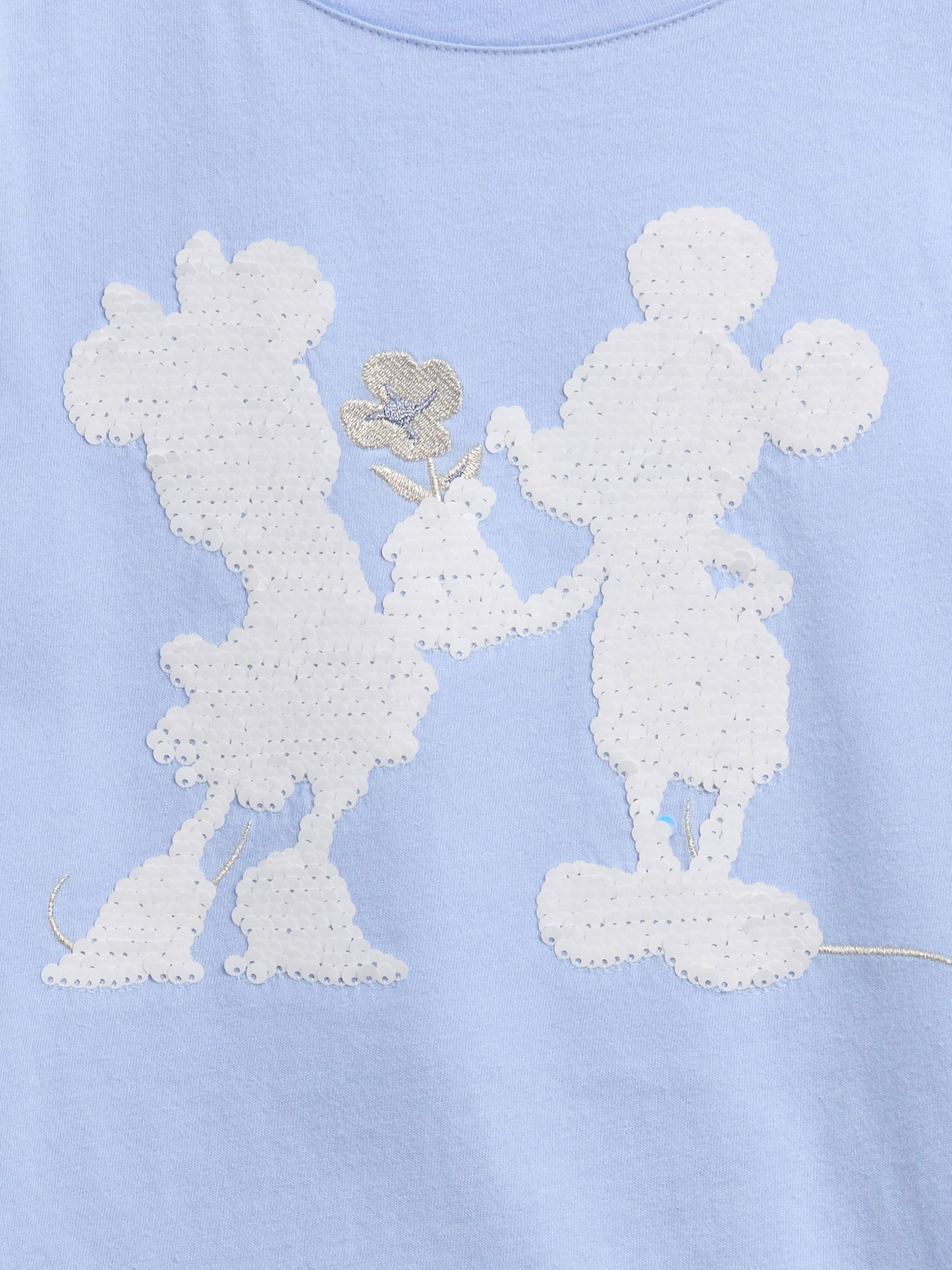Mavi Gap × Disney Relaxed Flippy-sequin Grafik T-shirt