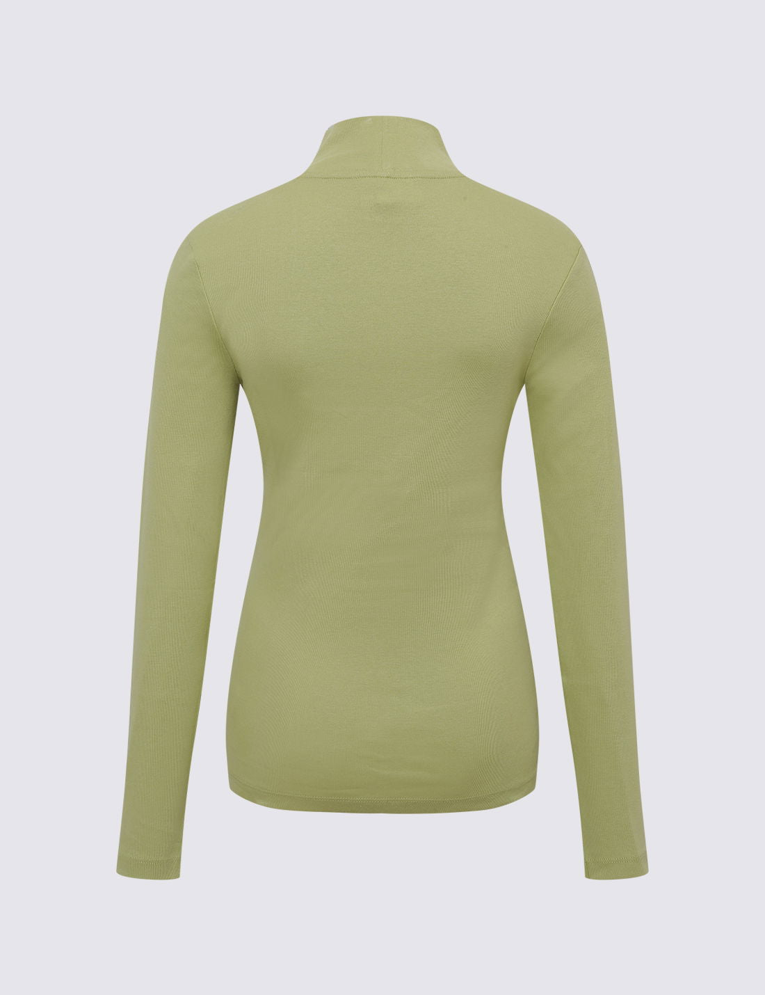 Pamuklu Boğazlı Yaka Slim Fit Üst