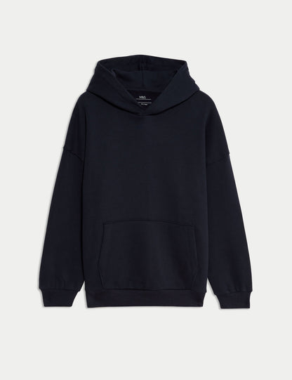 Pamuk Karışımlı Kapüşonlu Sweatshirt (6–16 Yaş)