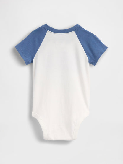 Mavi Organik Pamuk Gap Logo Bodysuit