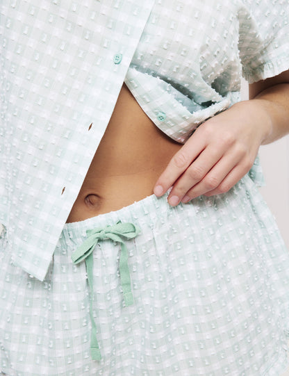 Pamuklu Kısa Pijama Takımı