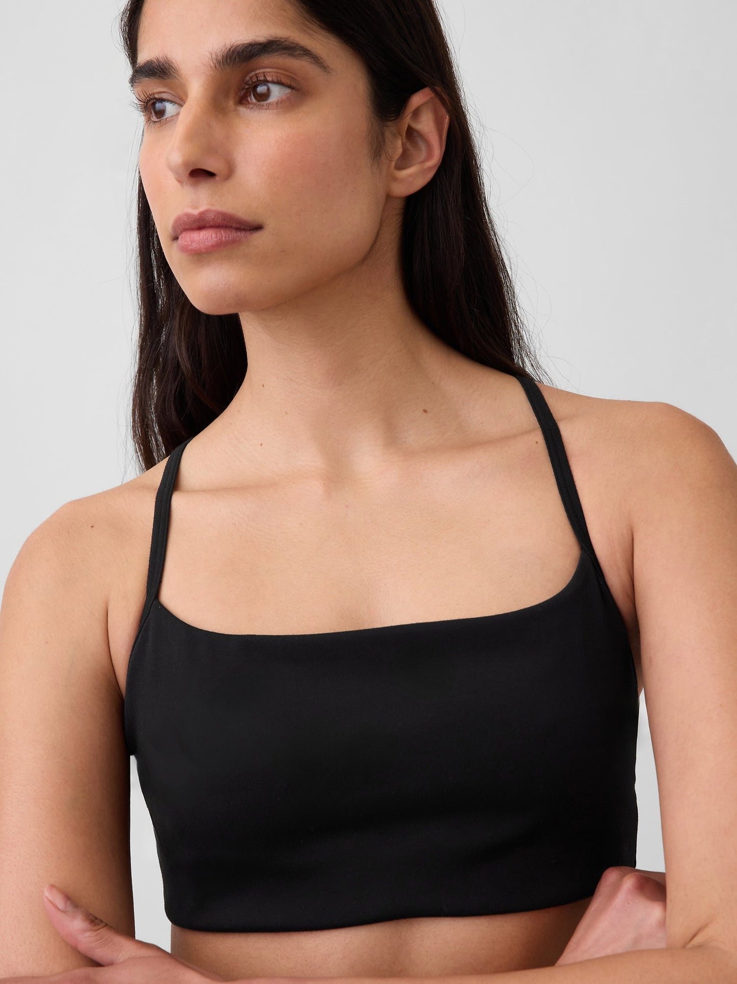 Siyah Gapfit Smooth Racerback Spor Sütyeni