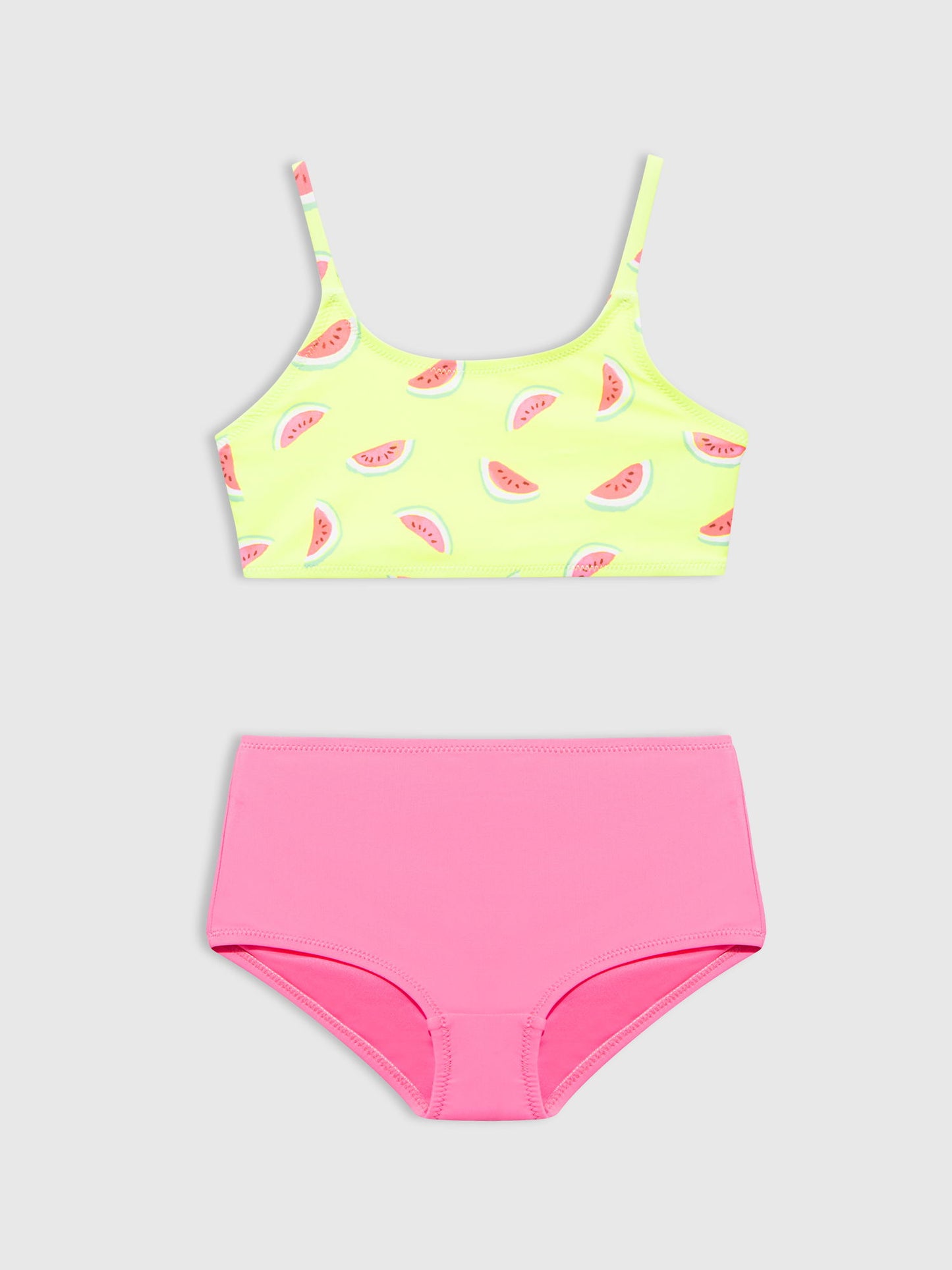 Pembe Karpuz Desenli Bikini Takımı