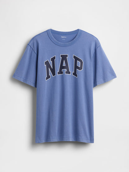 Mavi Nap Logo Oversized Pijama Üstü