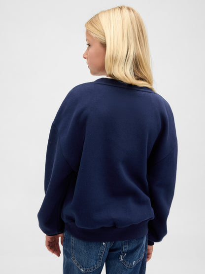 Lacivert Vintagesoft Snoopy Logo Sweatshirt
