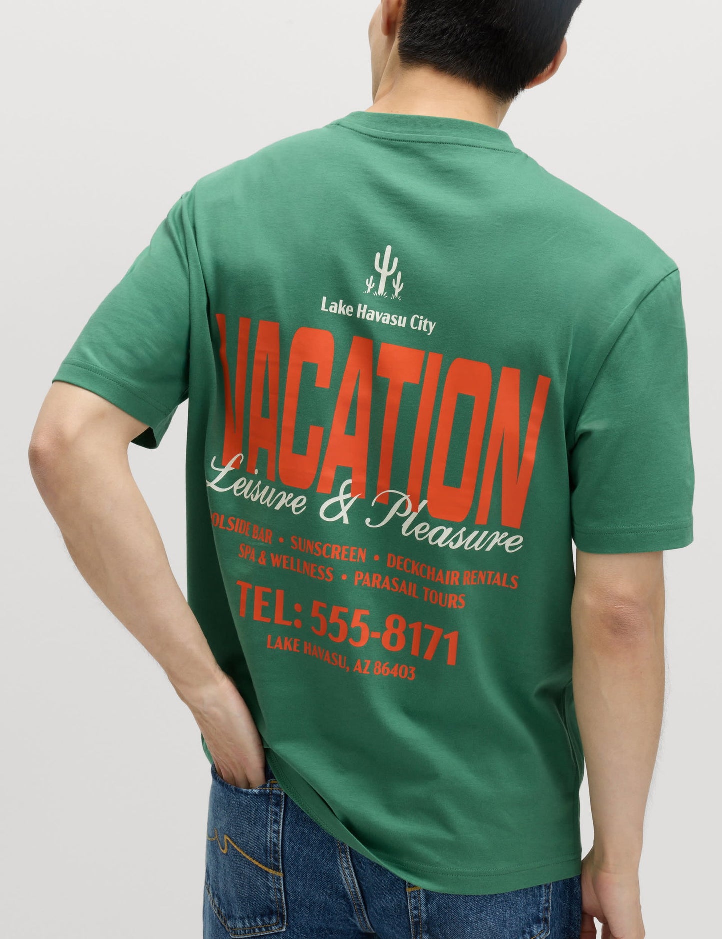 Desenli Pamuklu T-shirt