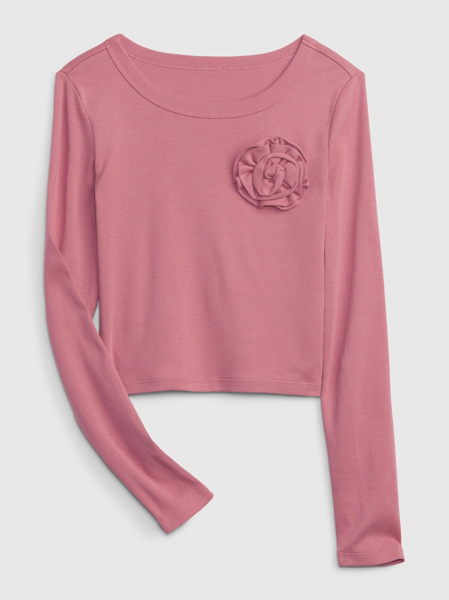 Pembe Organik Pamuk Grafikli T-shirt