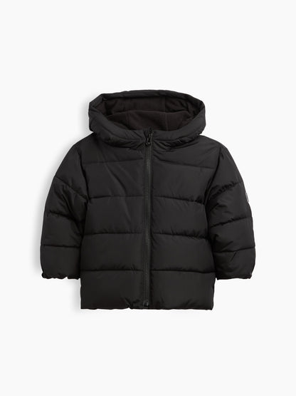 Siyah Puffer Şişme Mont