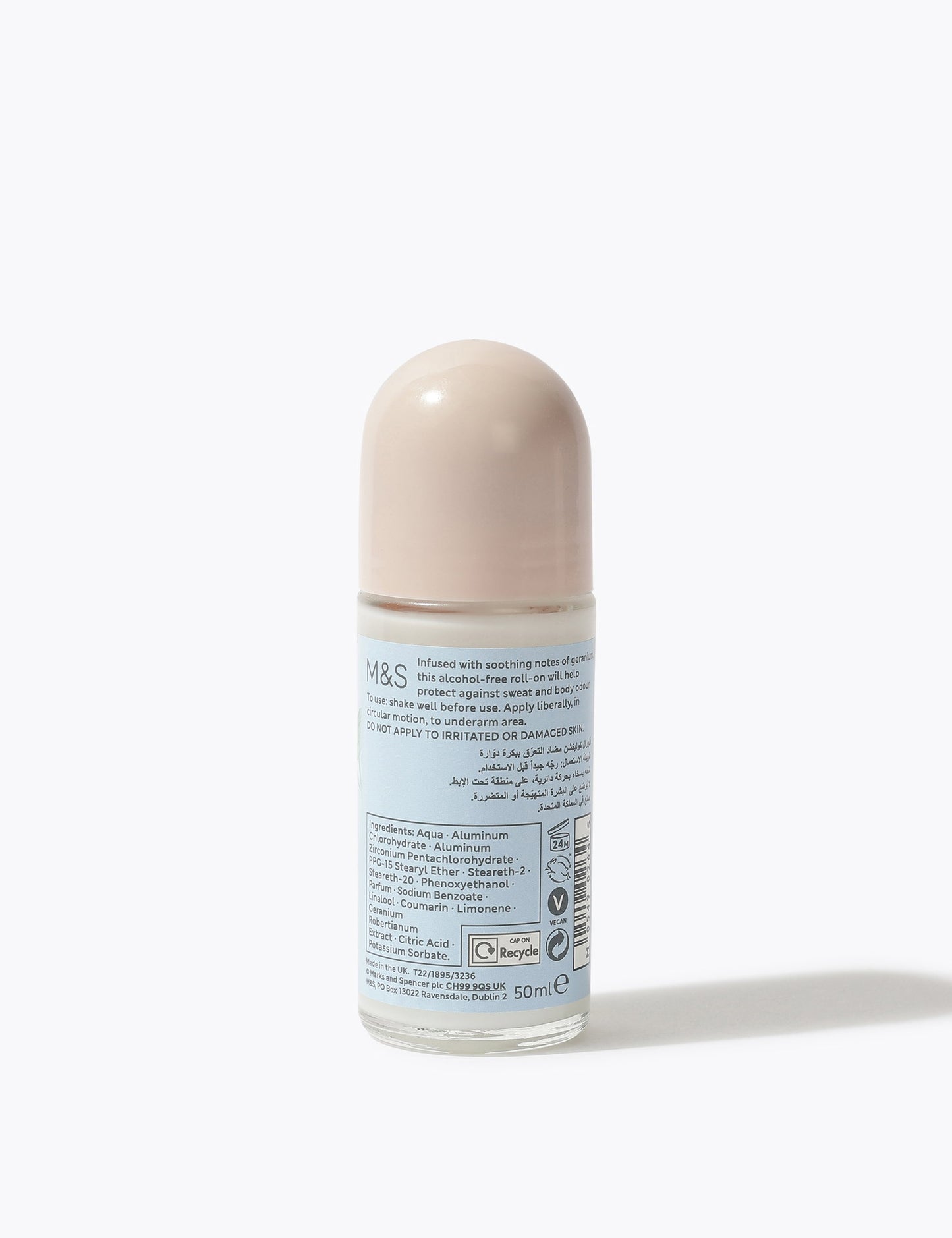 Geranium Roll-on Deodorant 50 Ml