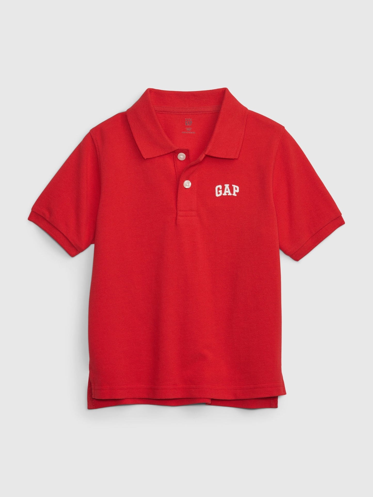 Kırmızı Gap Logo Polo Yaka T-shirt