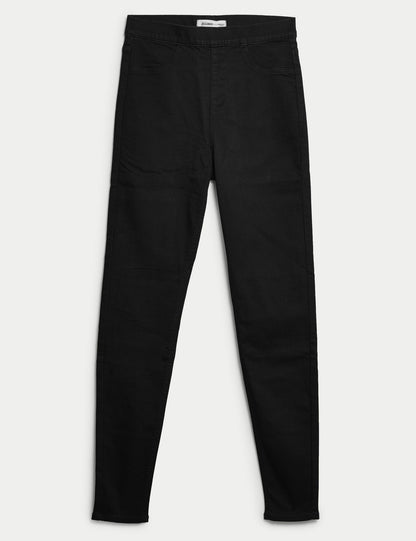 Yüksek Bel Jegging Jean Pantolon