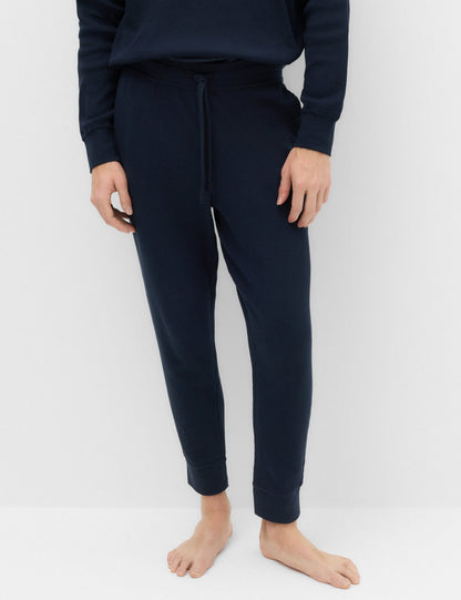 Saf Pamuklu Waffle Pijama Altı