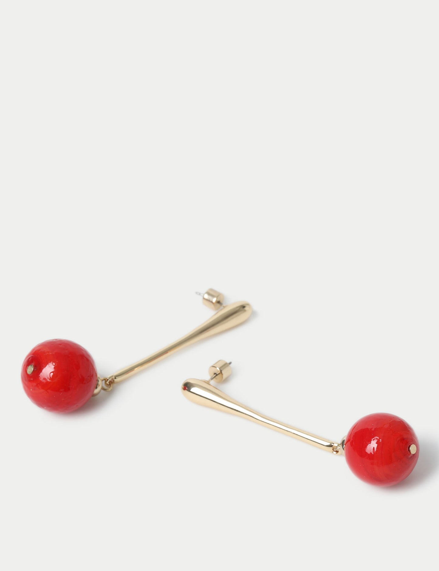 Stick Ve Top Sallantılı Küpe