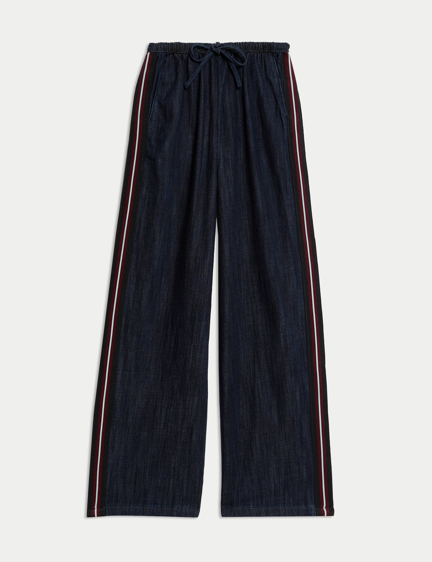 Denim Geniş Paça Pantolon