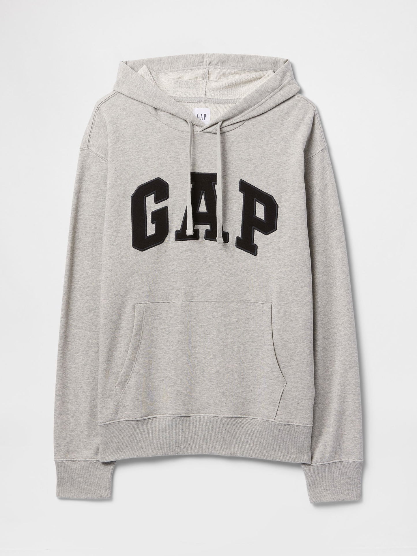 Gri Gap Logo Fransız Havlu Kumaş Sweatshirt
