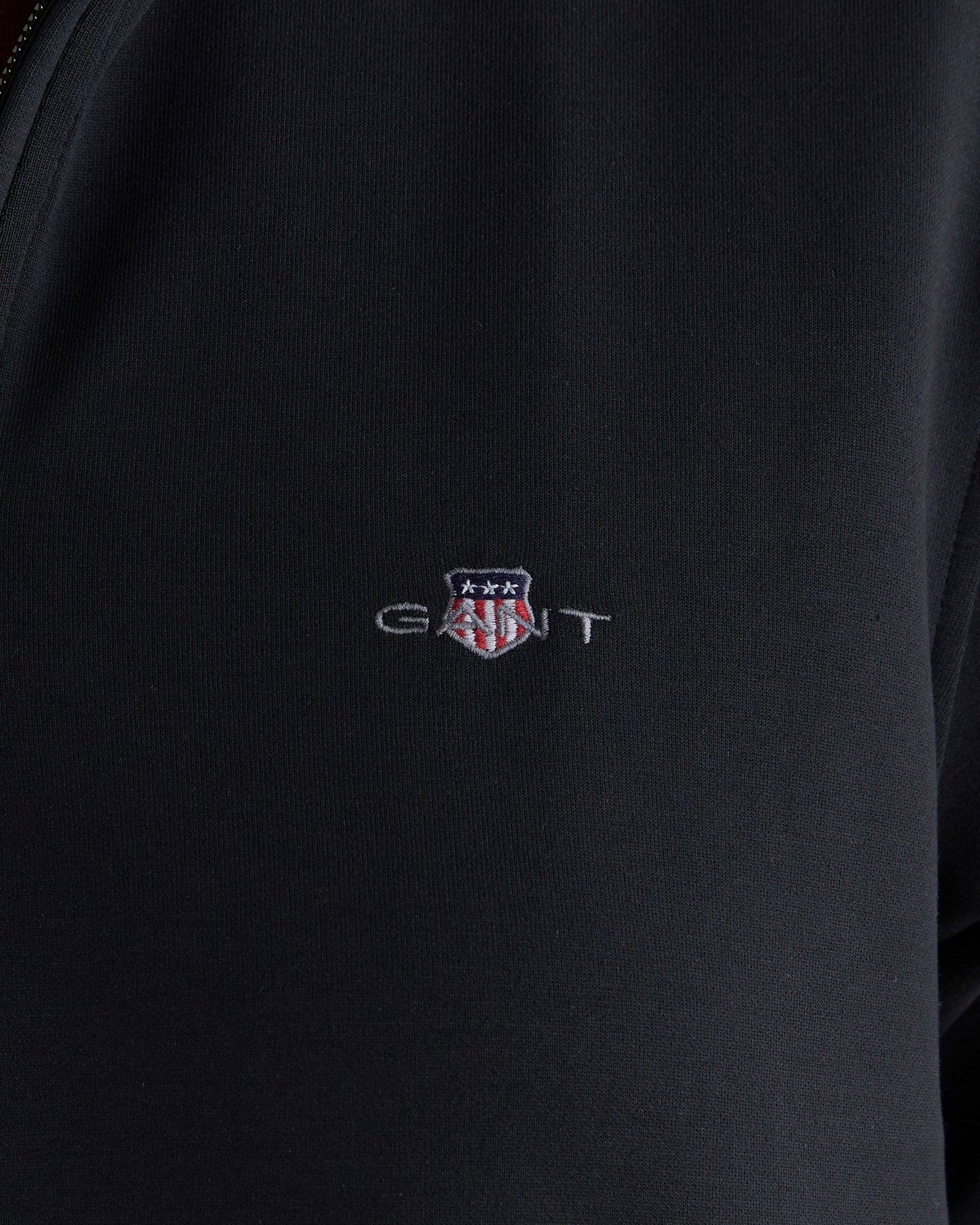 Gant Kadın Siyah Regular Fit Yarım Fermuarlı Elbise