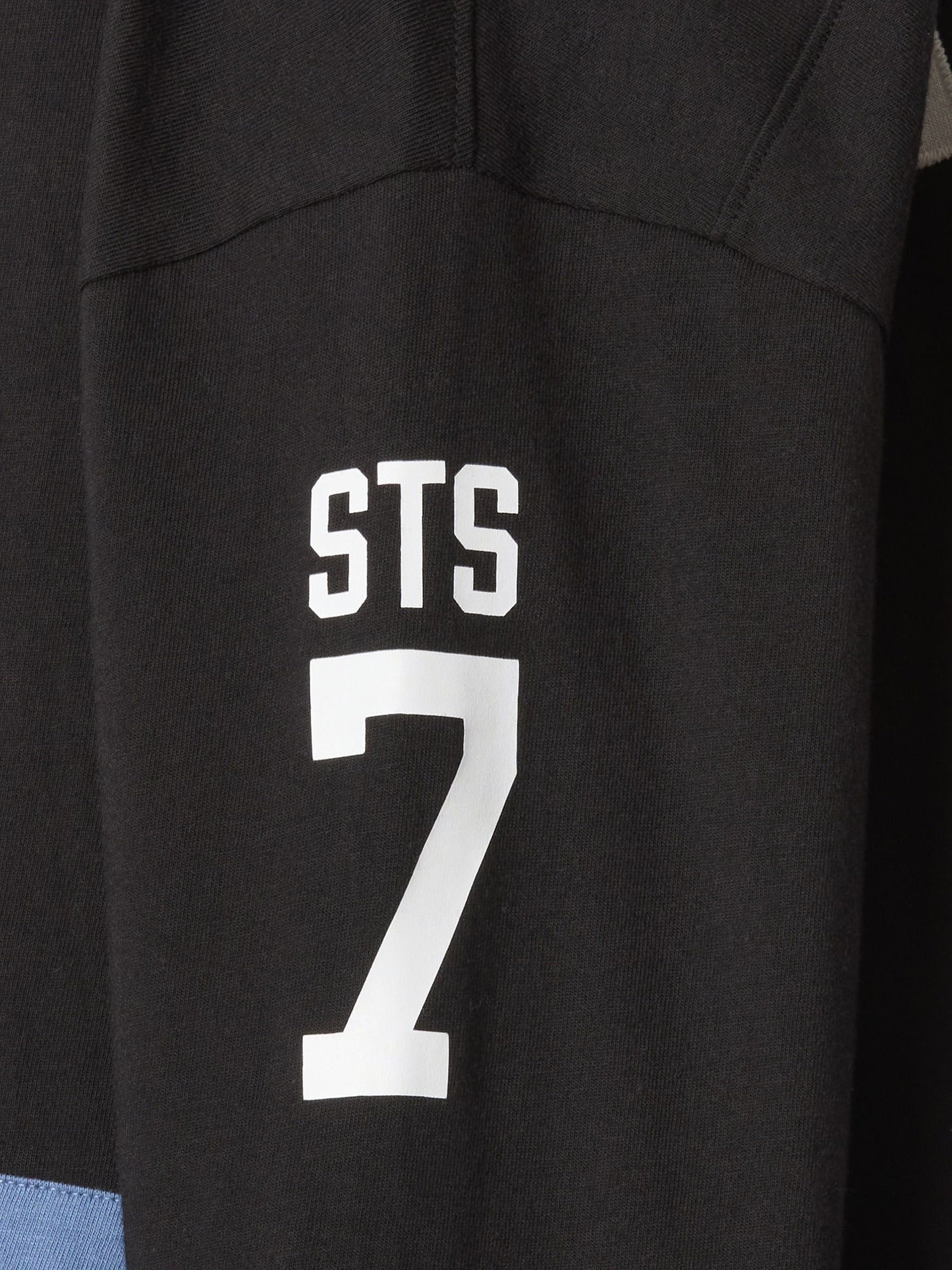 Siyah Nasa Hockey Grafikli T-shirt