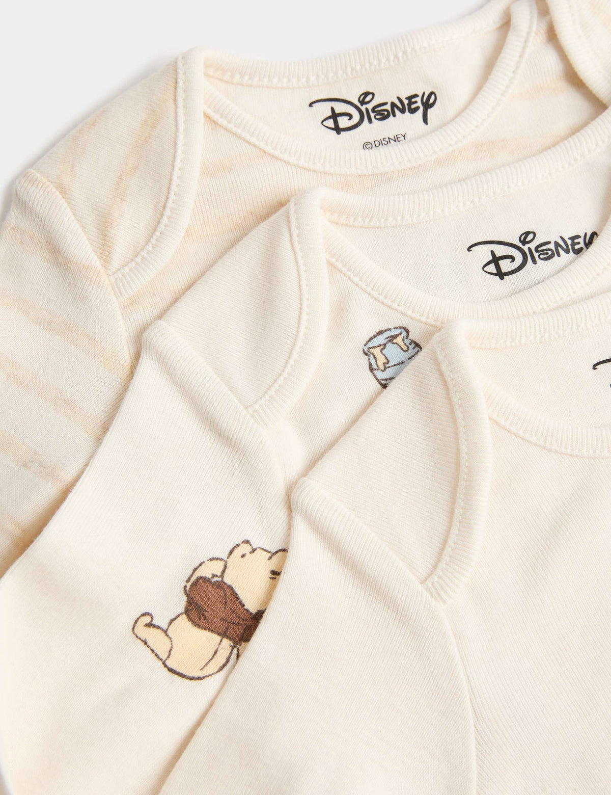 5'li Saf Pamuklu Winnie The Pooh™ Body Set