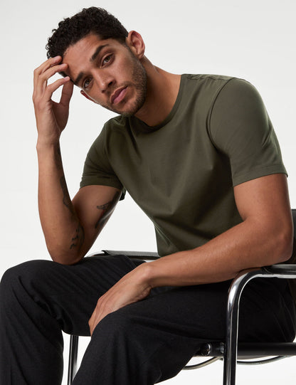 Pure Supima® Slim Fit Premium Pamuklu T-shirt