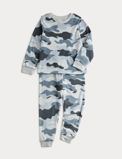 Polar Kamuflaj Desenli Pijama Takımı (1-16 Yaş)