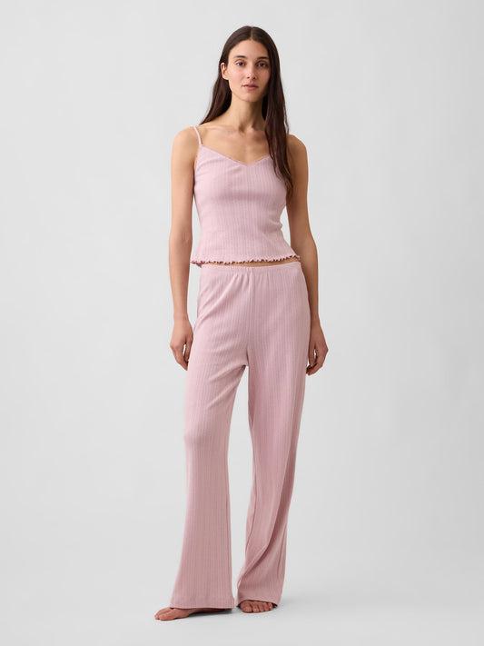 Açık Pembe Pointelle Pijama Altı