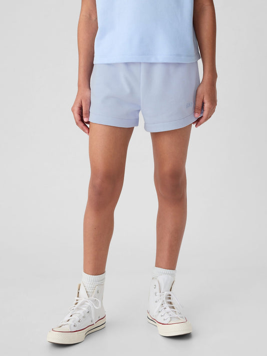 Mavi Mini Gap Logo Sweat Şort