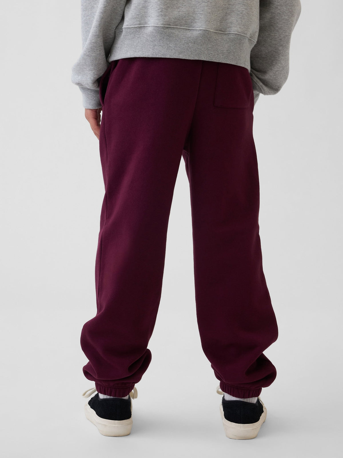 Bordo Vintagesoft Relaxed Logo Jogger Eşofman Altı