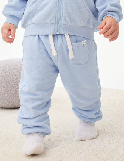Saf Pamuk Jogger Pantolon (0-6 Yaş)