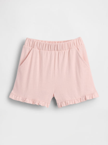 Açık Pembe Mix & Match Pull-on Ruffle Şort