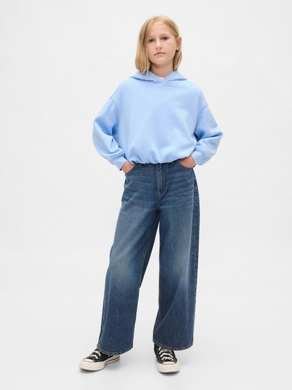 Bebe Mavisi Kids Vintage Soft Oversized Bubble Sweatshirt