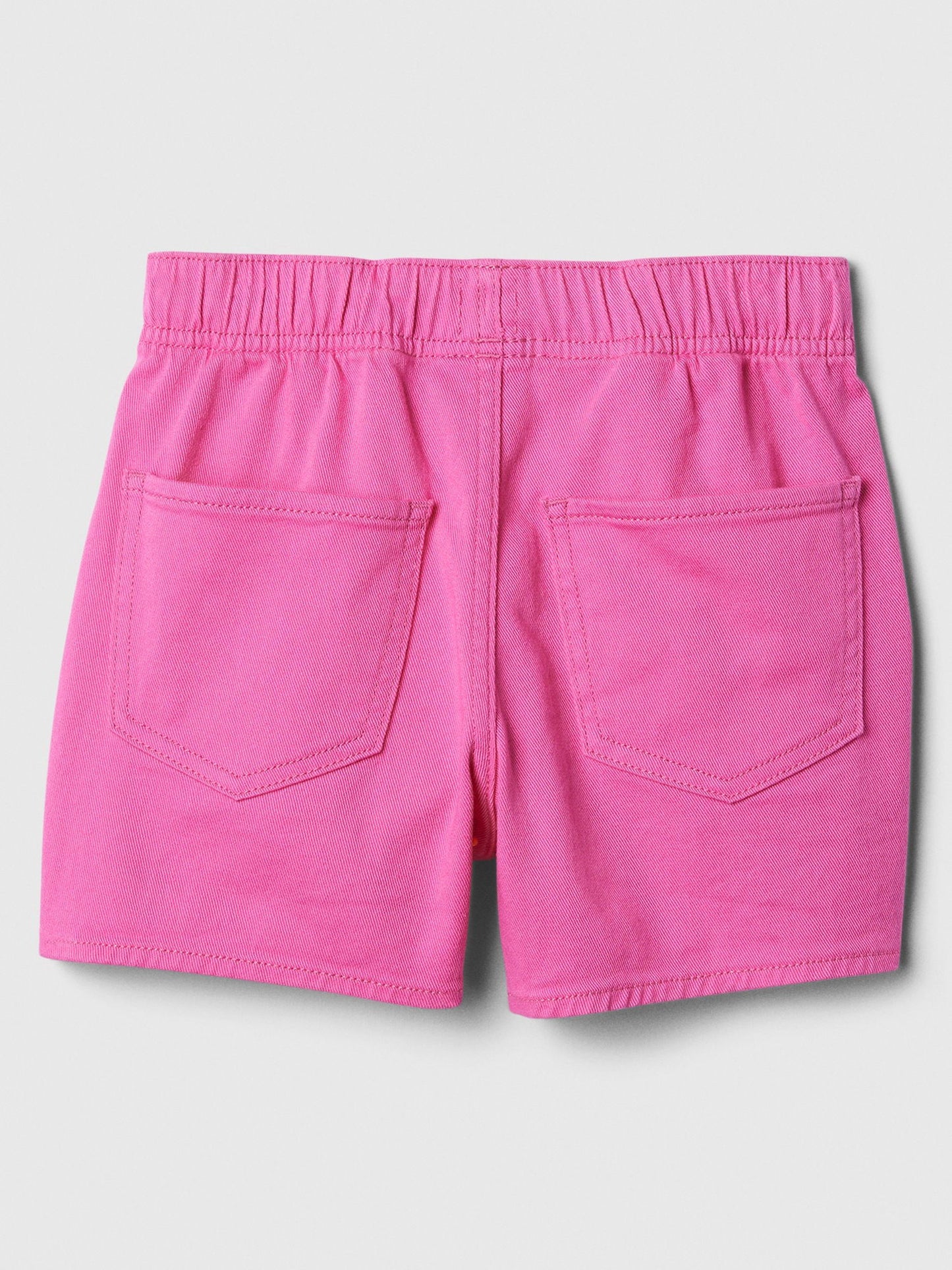Pembe Easy Denim Pull-on Şort
