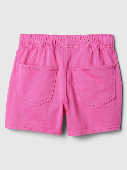 Pembe Easy Denim Pull-on Şort