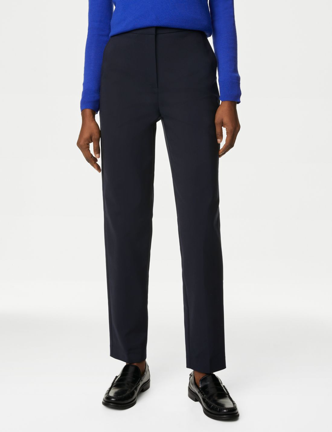 Slim Fit Yüksek Bel Pantolon