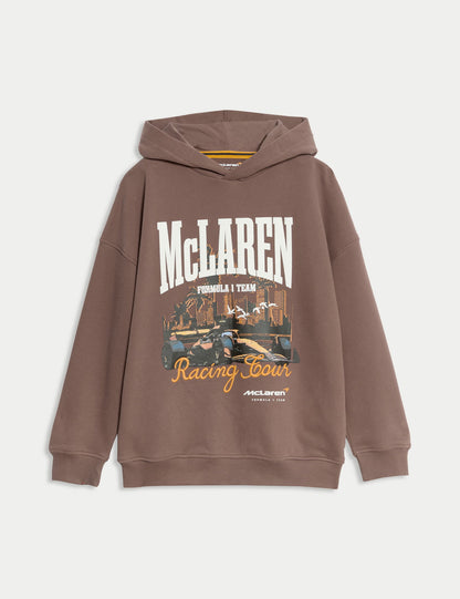 Pamuk Karışımlı Mclaren Kapüşonlu Sweatshirt (6-16 Yaş)