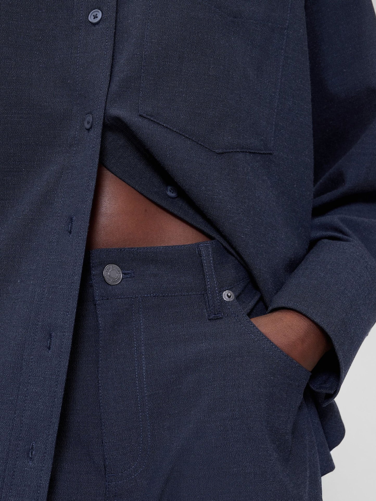 Lacivert Gapstudio Low Rise Loose Pantolon