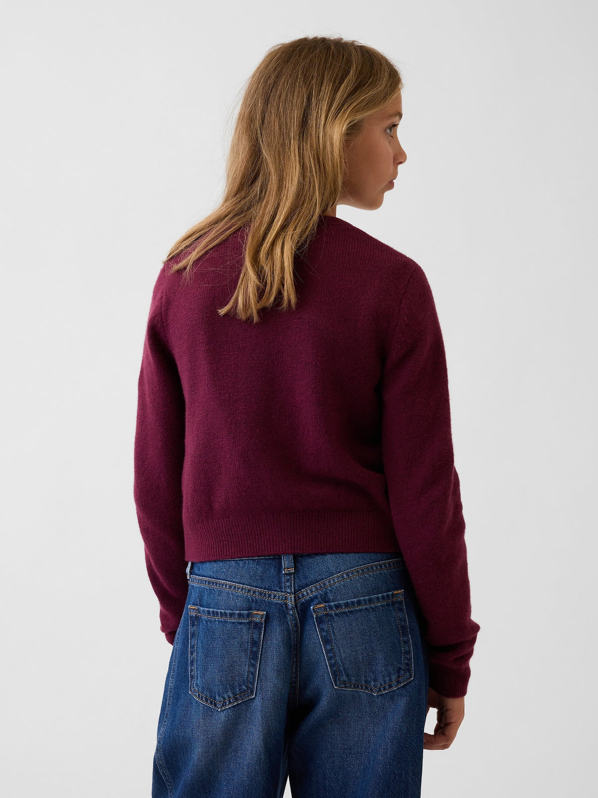 Bordo Cashsoft Relaxed Hırka