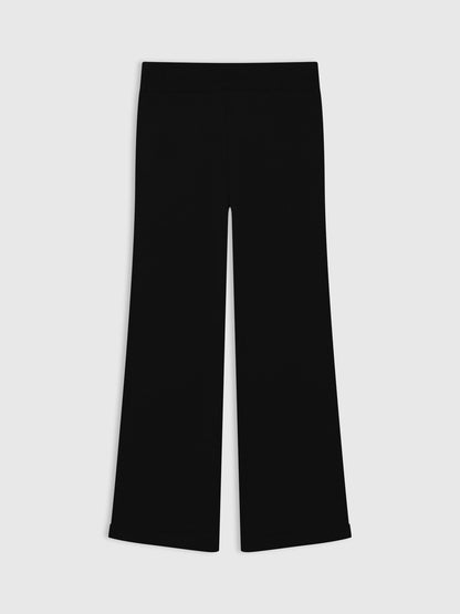 Siyah Cashsoft Triko Pantolon