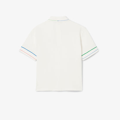 Lacoste Çocuk Beyaz Polo