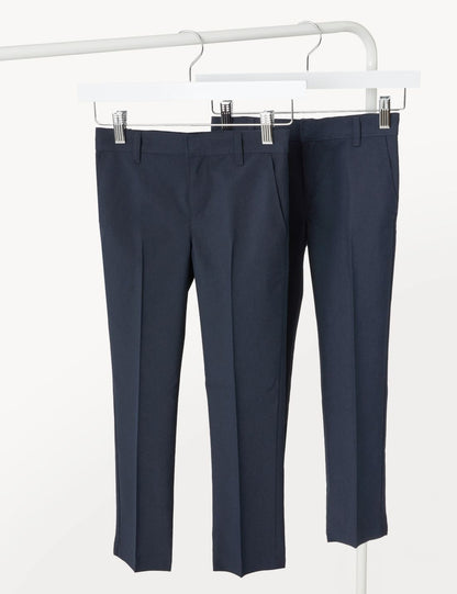 2'li Slim Leg Okul Pantolonu (2-18 Yaş)
