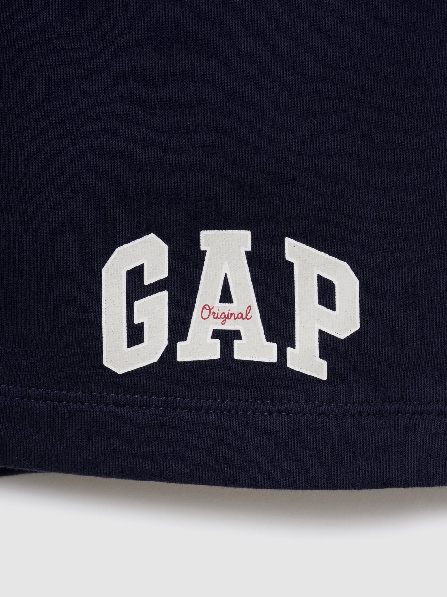 Lacivert Relaxed Gap Logo Fransız Havlu Kumaş Şort