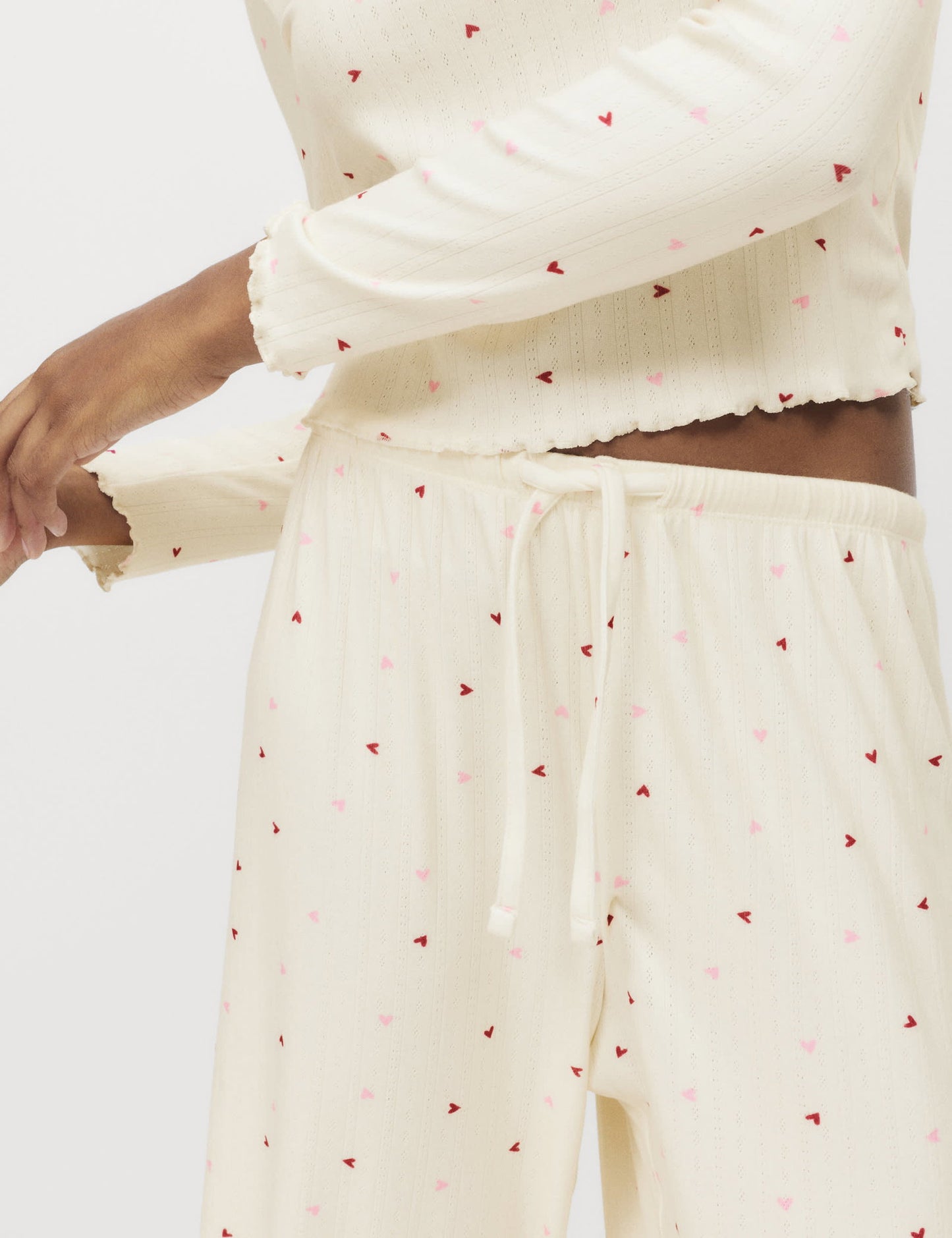Desenli Pijama Takımı